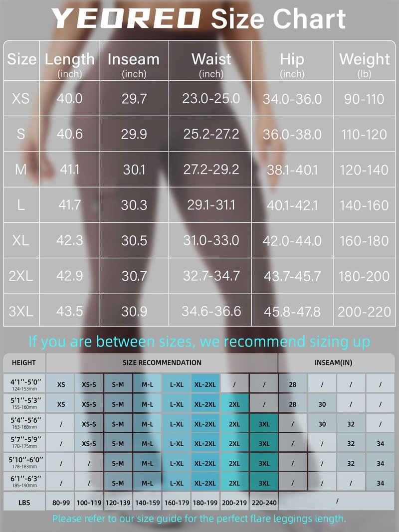 YEOREO CoreFlex Women Workout Flare Leggings with Pockets Hidden Scrunch High Waisted Cargo Gym Yoga No Front Seam Leggings Brown M