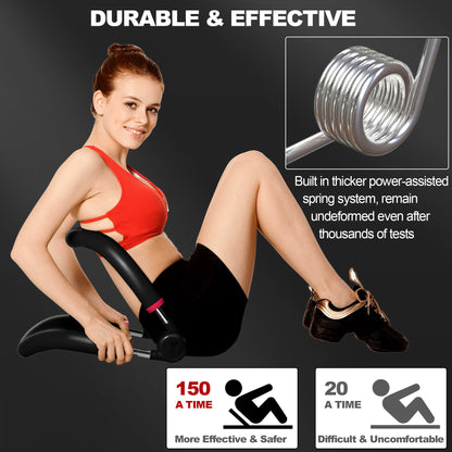eHUPOO Ab Machine,Adjustable Sit Up Exercise Equipment For Stomach Workout, Adjustable Ab Workout Equipment, Abdominal & Strength Trainer For Men & Women Home Fitness Exercise .US Patented