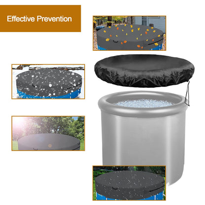 NEAMVCT Ice Tub Cover, Ice Bath Tub Cover and Outdoor Cold Baths, Keeping the Ice Bath Tub Clean for Cover Only, 32" L x 32" W x 12" H