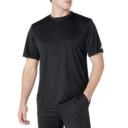 Russell Athletic Mens Short Sleeve Performance T-Shirt,Black,Large