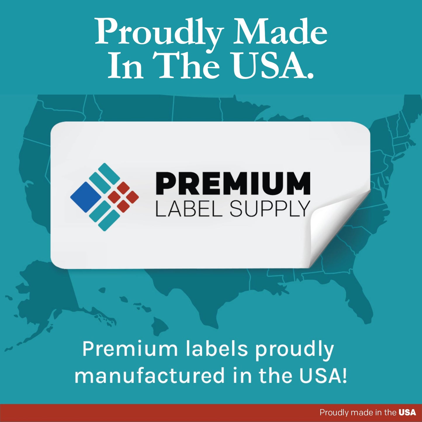 Premium Label Supply White Sticker Shipping Labels – 4.25" x 5.5" – Laser/Inkjet Compatible – (4 per Sheet), 25 Sheets – 100 Total Adhesive Labels