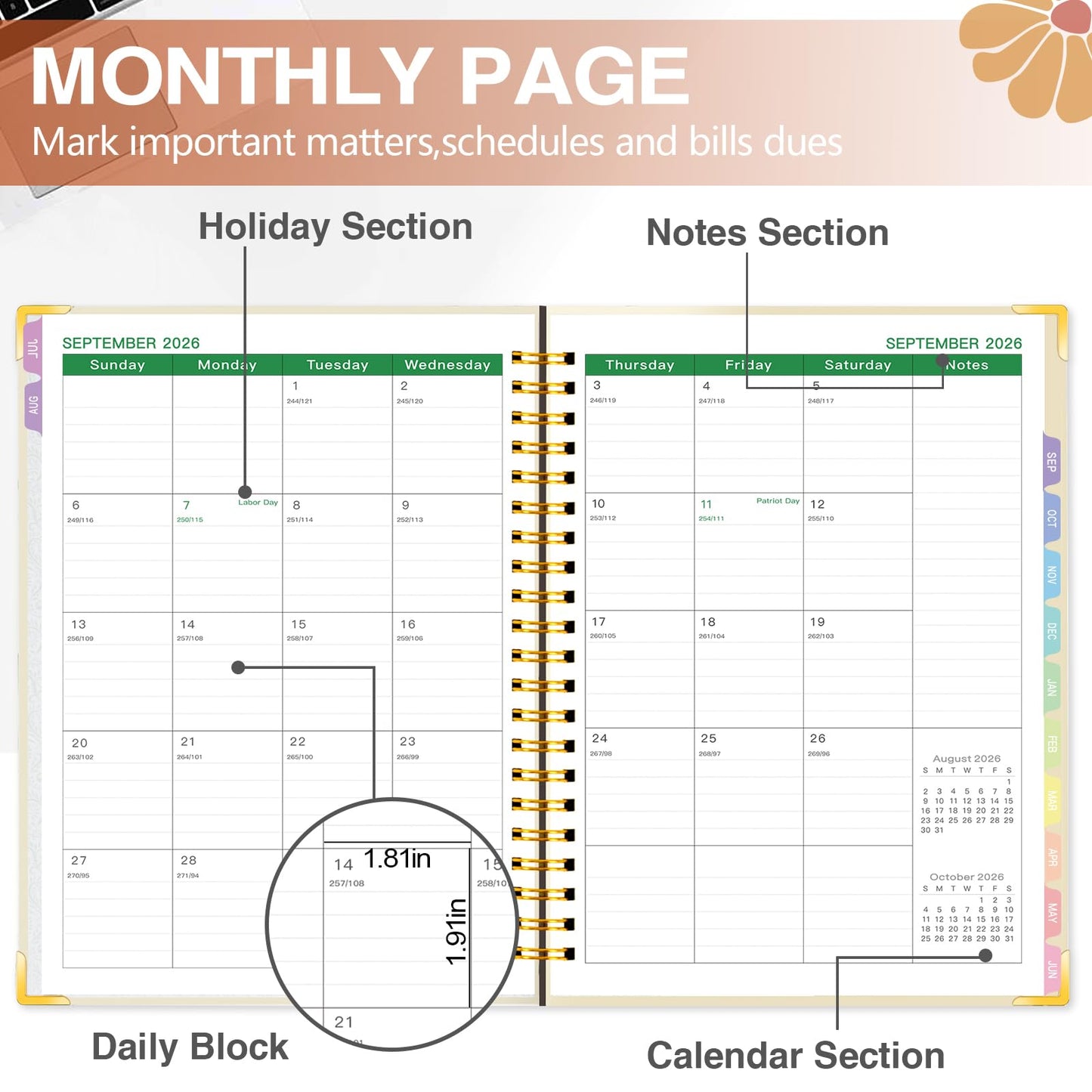 Teacher Planner 2026-2027, Academic Teacher Lesson Planner from July 2026 to June 2027, 8.5"x11" Large Weekly & Monthly Lesson Plan Book with Pocket & Stickers for School Teachers Supplies