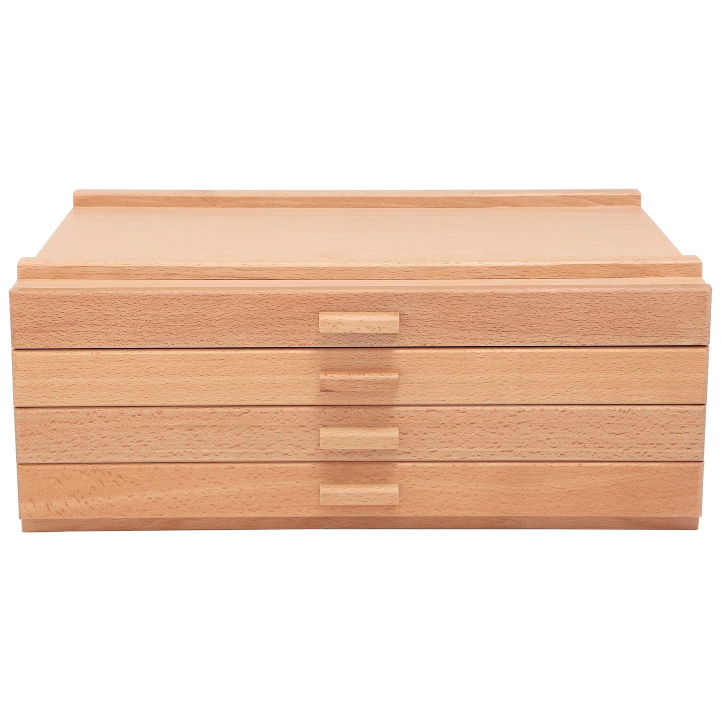 HG Art Concepts Artists Storage Chests - Premium Studio Organizer for Paint Tubes, Brushes, Pencils, Markers, & More! - 4 Drawer - 2 Pack