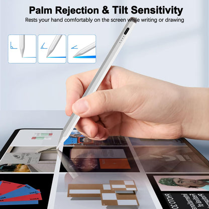 Stylus Pen for iPad Pencil 11th A16/10th/9th Gen,2Pack iPad Pencil Pro Fast Charing,Active iPadPen for 2018-2025 iPad11 A16/10/9/8/7/6,iPadPro 13"/11"/12.9"/M4,iPadAir 6/5/4/3/M2,iPadMini 5/6/7 Gen