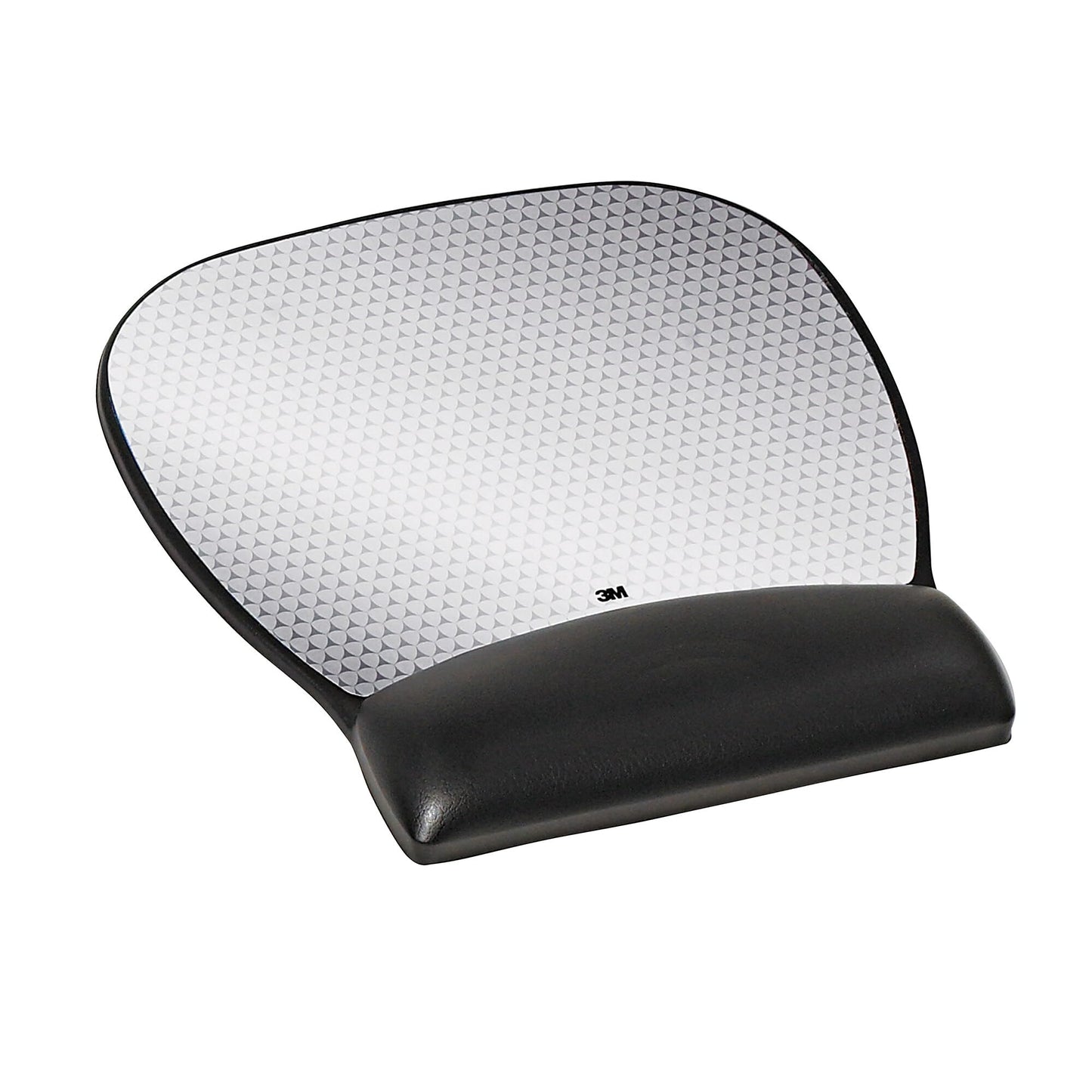3M Precise Mouse Pad with Wrist Rest, Soothing Comfort with Durable, Easy-to-Clean Leatherette Cover, Optical Mouse Performance, 9.2 in x 8.7 in, Black (MW310LE)