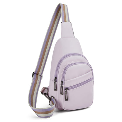 Sling Bag Crossbody Bags for Women Small Cross Body Bag Fanny Packs Chest Sling Purse for Daily Travel Leisure Sport