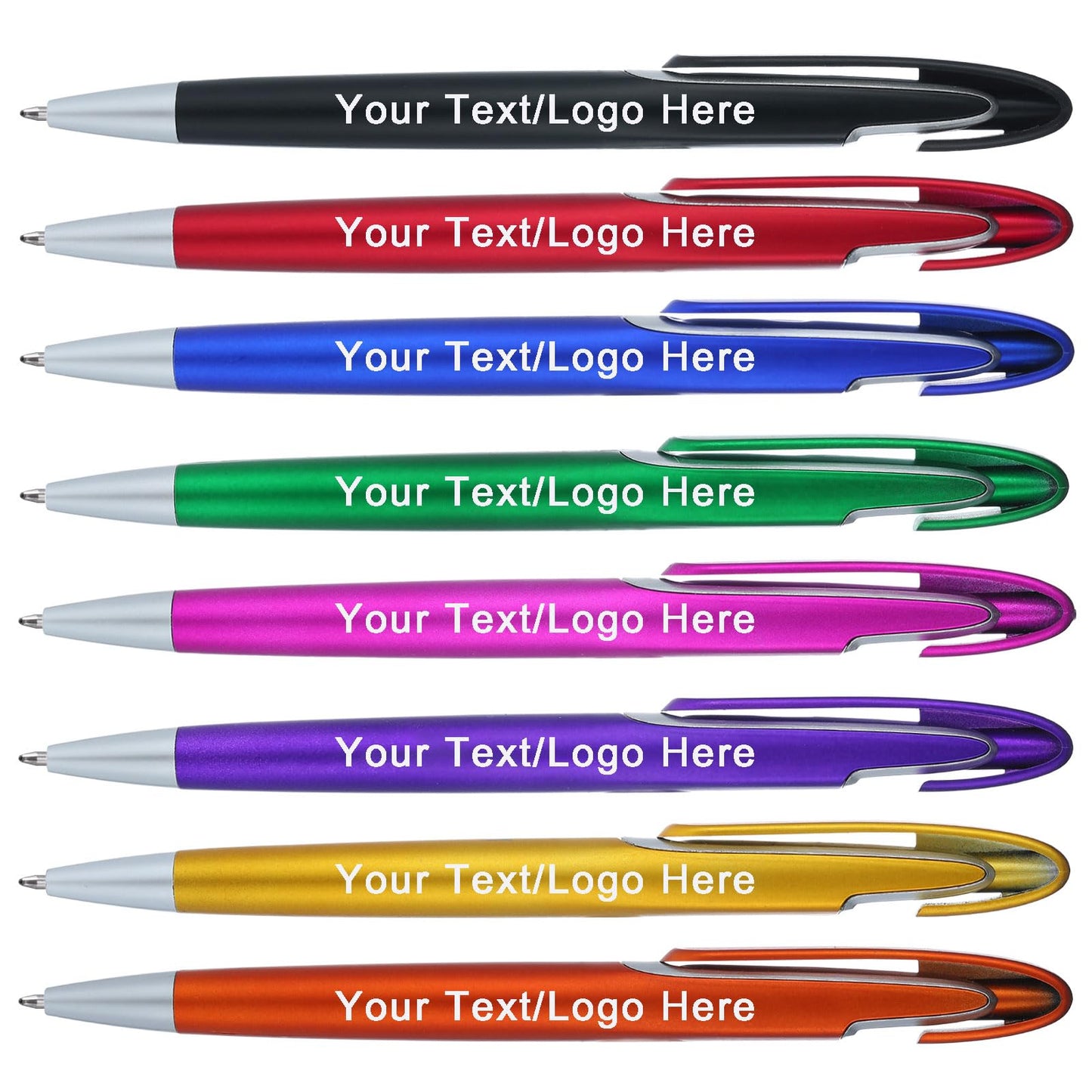 ZIMYA Customize pen, Personalized Ballpoint Pen, Custom Printed Text/Logo Name, Timeless Advertising, Black Ink (Multicolor, 1 count(pack of 1000))