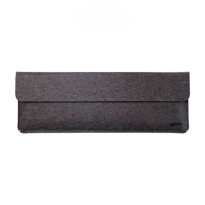 LOFREE Low-Profile Mechanical Keyboard Sleeve, Cork PU & Microfiber Leather Protective Case, Magnetic Closure Design, Compatible with Flow2 Series (100)