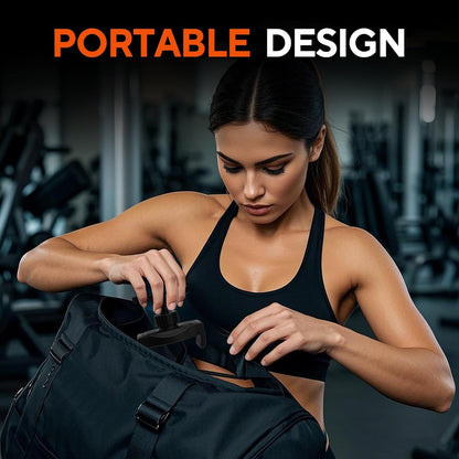 Portable Gym Magnetic Phone Holder with Magnet Base Attach to Metal Surface, 360° Adjustable Gym Phone Holder Magnet Mount for All Smartphones