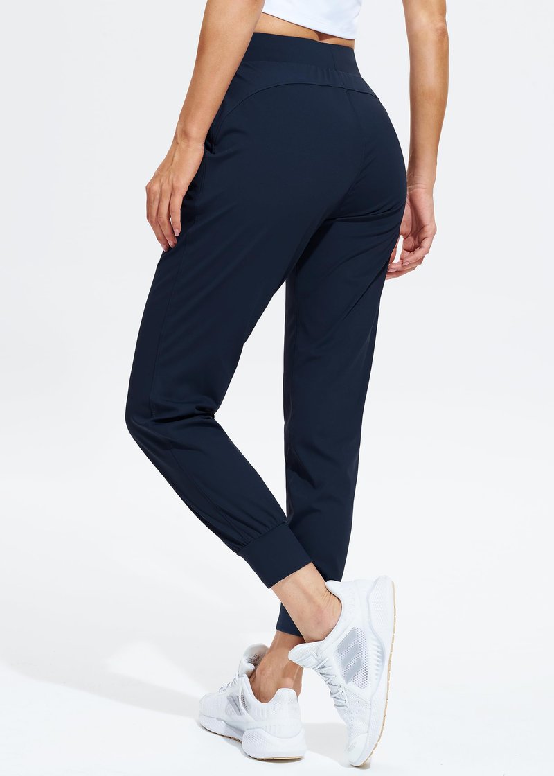 Libin Joggers for Women Tall/Regular/Petite Dance Sweatpants Athletic Workout Trousers Pants Tapered Casual Teacher Yoga Pants for Running Golf Work Cloths, Navy 3XL