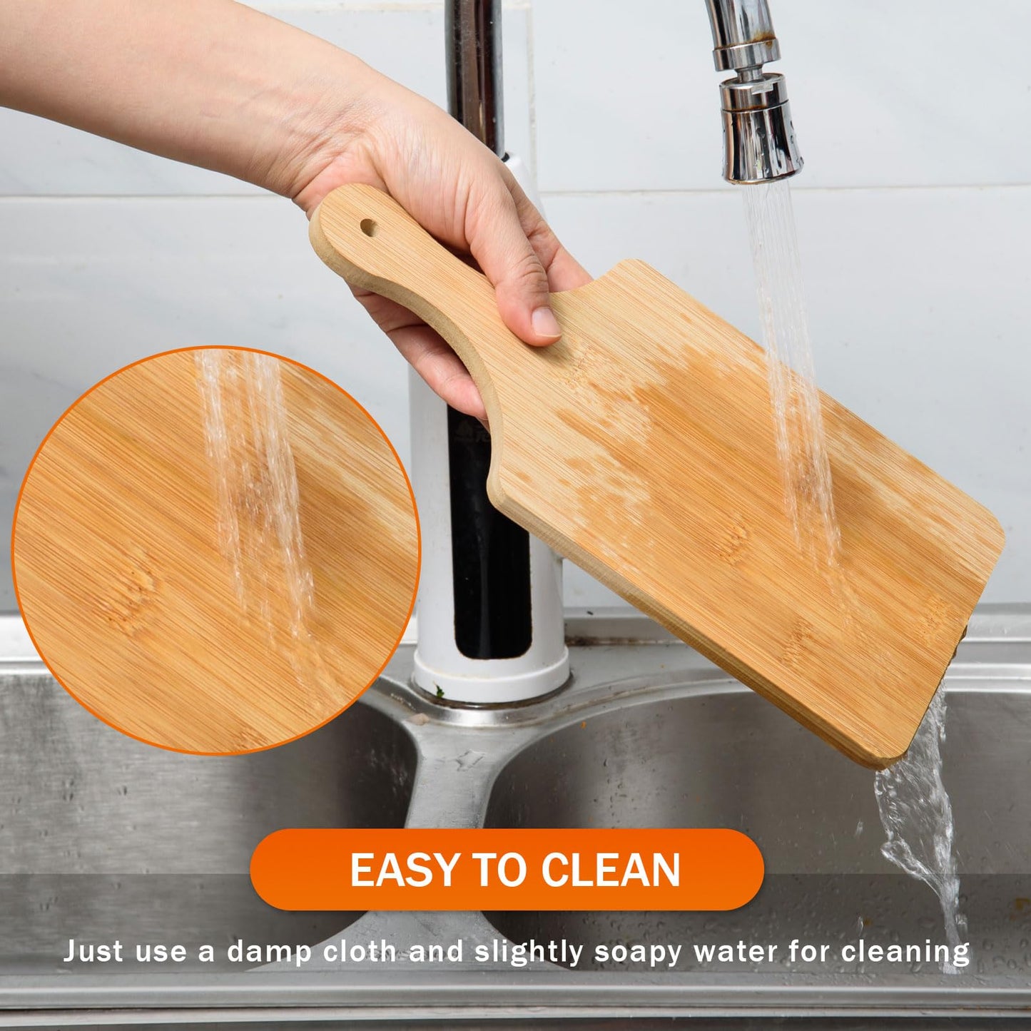 36 Pcs Thicken Bamboo Cutting Board Bulk 11x5 Inch Personalized Wood Chopping Board Customized Laser Engraving Serving Charcuterie Boards for Wedding Mother's Day Housewarming Present,0.39" Thick