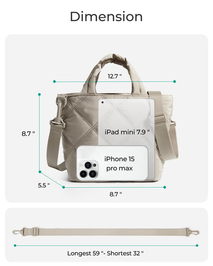BAGSMART Crossbody Bags for Women, Small Crossbody Bag Cross Body Purse Mini Tote Travel Purse Shoulder Handbags Wallet