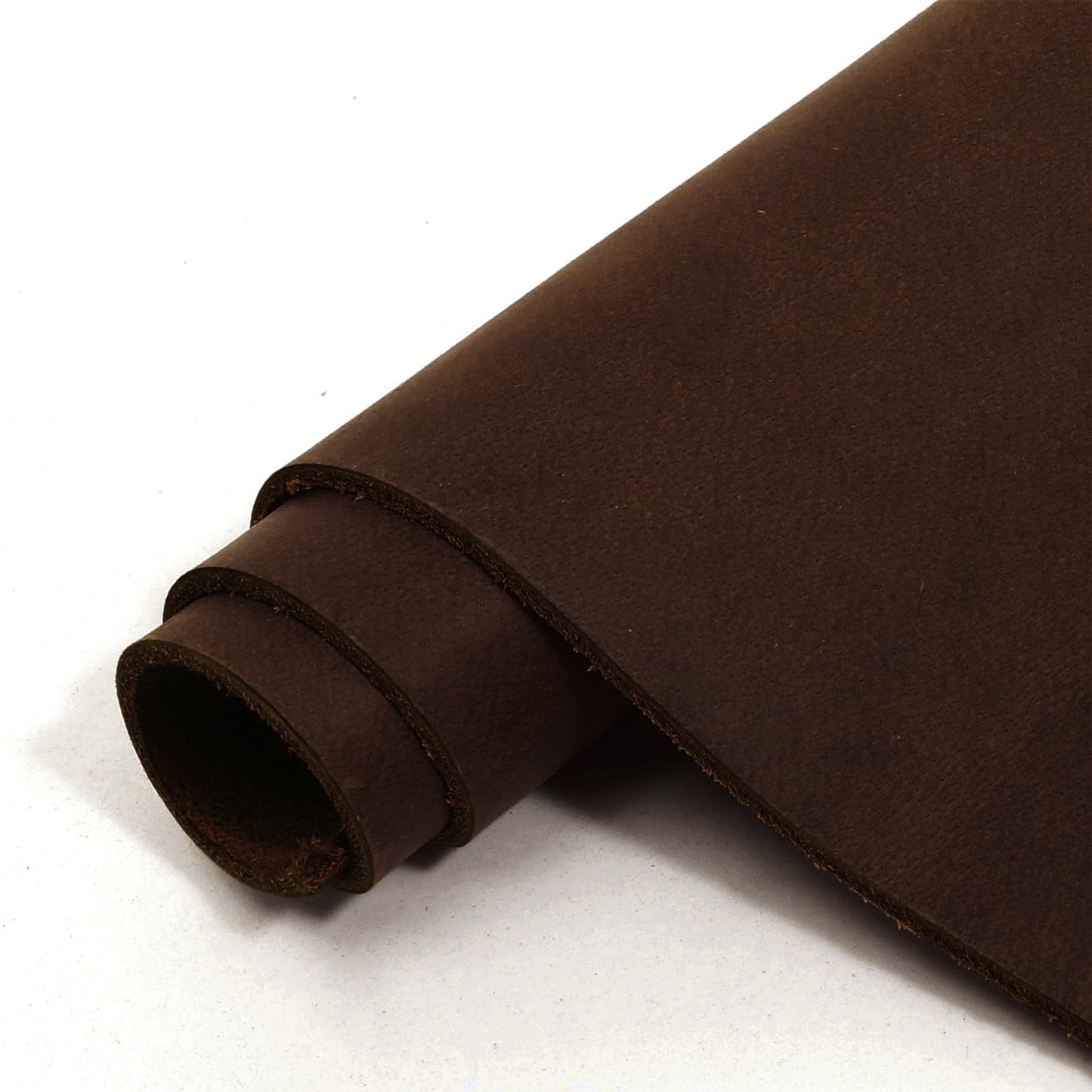 12''X24'' Genuine Leather Sheets for Crafts Full Grain Leather Tooling Leather 2mm Thick Cowhide Leather Pieces Square Dark Brown