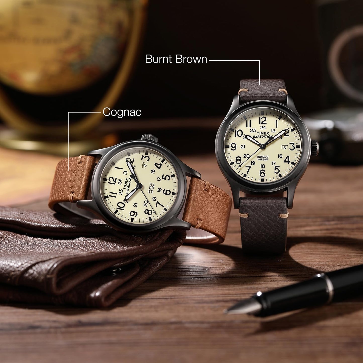 Getalia Italian Leather Watch Band | Tuscany Vegetable-Tanned Full Grain Calfskin Palm Grain Strap for Men Women | Quick Release | Folding Clasp | 18mm 19mm 20mm 21mm 22mm Soft (Cognac：Width-20mm)