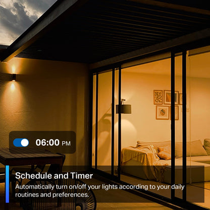 TP-Link Tapo Matter Smart Light Switch: Voice Control w/Siri, Alexa & Google Home | UL Certified | Timer & Schedule | Easy Guided Install | Neutral Wire Required | Single Pole | Tapo S505(2-Pack)