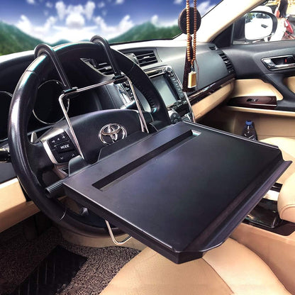 Car Steering Wheel Seat Tray for Writing Laptop Dining Food Drink Work