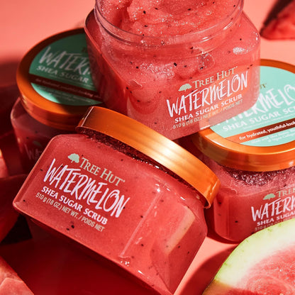 Tree Hut Coco Colada Shea Sugar Scrub, 18 oz, Ultra Hydrating and Exfoliating Scrub for Nourishing Essential Body Care