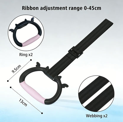 Liedrg Kids Adjustable Gymnastics Rings - Home Gym Strength Training Pulling Rings for Children Physical Fitness