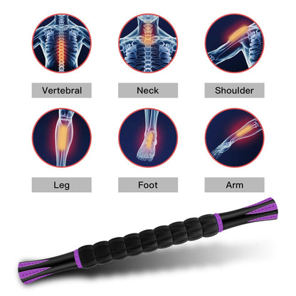MZDXJ Muscle Roller Massage Roller Stick for Athletes, Help Reducing Muscle Soreness Cramping Tightness Leg Arms Back Calves Muscle Massager