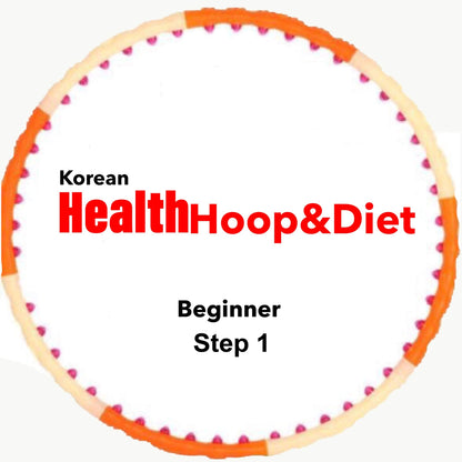 Weighted Fitness Hoop 1.2kg – Exercise Hoop for Waist Slimming & Core Workout at Home | Easy to Use & Portable Health Hoop Made in Korea