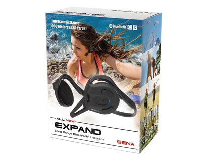 Sena Expand Multi-Sport Bluetooth/Mesh Intercom Communication Headset for Hiking, Rock Climbing, Fishing, Hunting and more