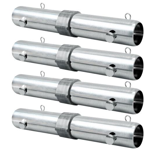 1-5/16"OD Scaffolding Pins, JUKFITA Scaffolding Equipment for Small Building Tasks, 4 Pack Scaffolding Coupling Pins, Includes 8 Spring Retainers