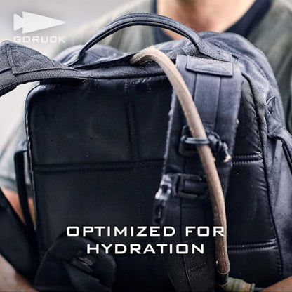 GORUCK Rucker 4.0 15L Black with Ruck Plate 20LB Bundle, Purpose Built Rucking Backpack, Military Weight Training Rucksack w/Ruck Plate Pocket and Extra Padded Straps