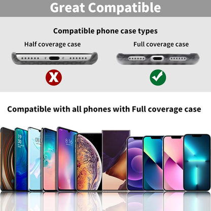 CUEDM Cell Phone Lanyard Crossbody,Adjustable Cell Phone Strap with Detachable Wristlet for Hands-Free Occasions,Clip and Go Strap for Phone with Wallet Crossbody