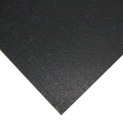 Rubber-Cal Elephant Bark Floor Mat, Black, 3/16-Inch x 4 x 20-Feet