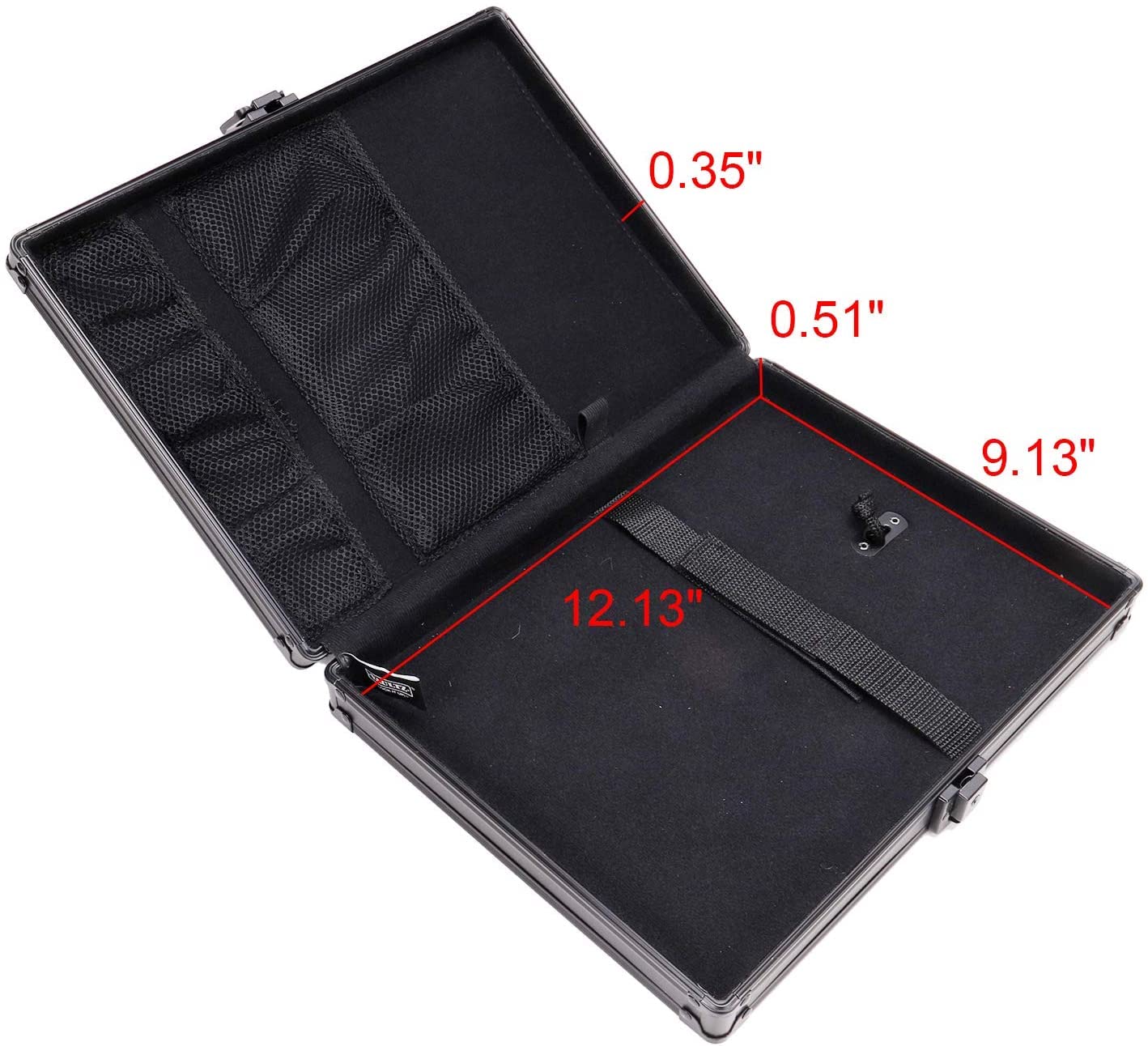 Vaultz Locking Storage Clipboard, 2.15 x 12.75 x 9.75 Inches, Tactical Black (VZ03492)