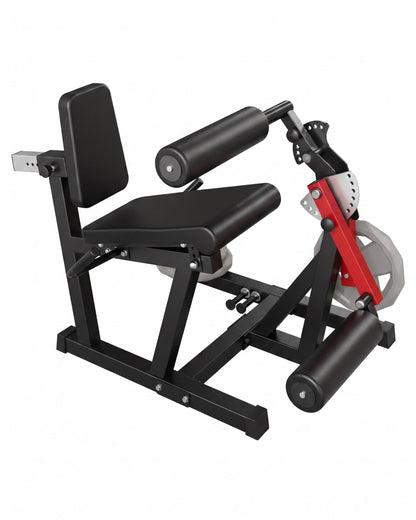 Leg Extension and Curl Machine, 4-in-1 Leg Developer & Hip Thrust Machine for Home Gym, Seated & Single Leg Curl, Plate Loaded Lower Body Strength Equipment, Fits 1" & 2" Plates, 700LBS