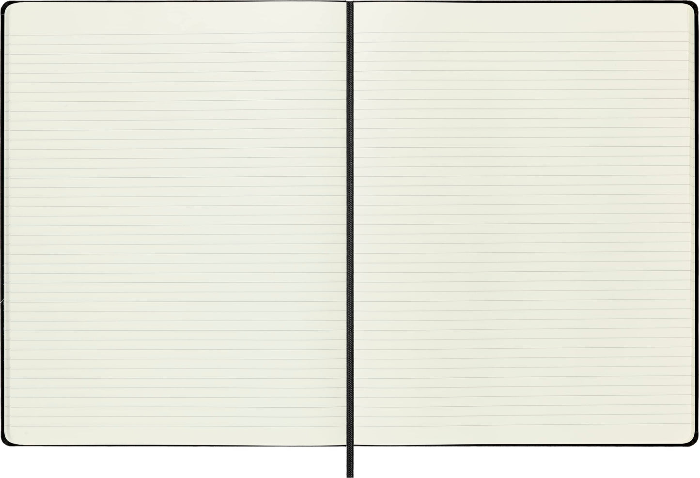 Moleskine Notebook, XXL, Ruled, Black, Hard Cover (8.5 x 11)