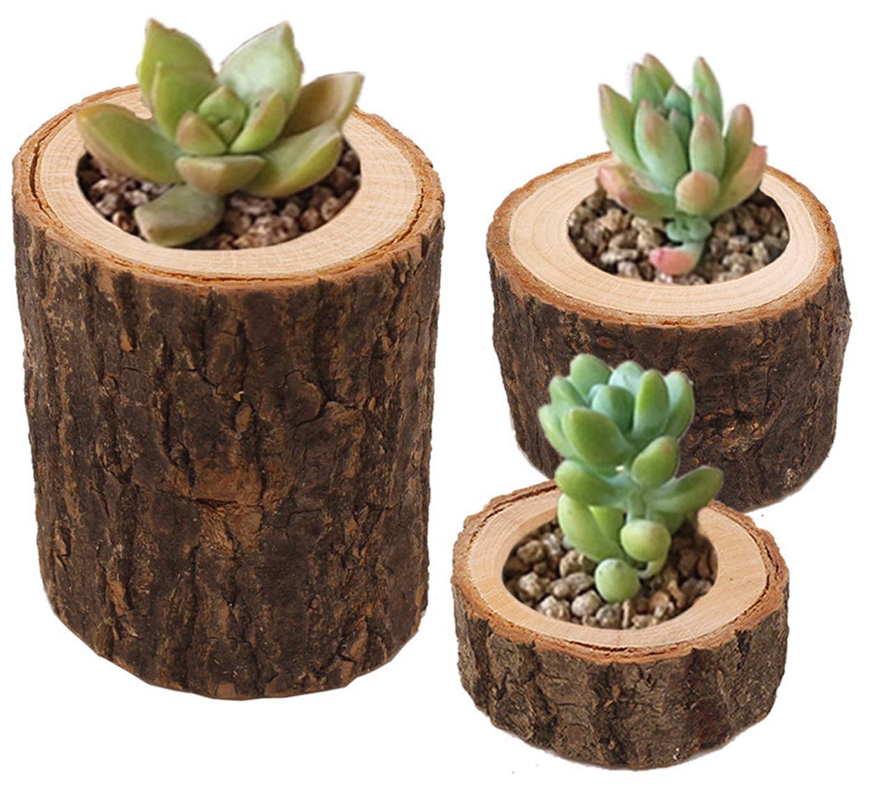 Yikko Tea Light Candle Holders, Personalized Wooden Votive Tealight Holders for Wedding Centerpieces for Table, Valentine's Day |Christmas Party |Home Decoration (Set of 12 (0.98", 1.65", 2.75"))