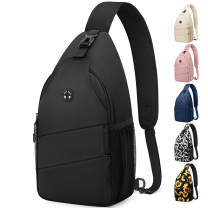 Crossbody Bags for Women Men Trendy Sling Bag Bakpack Casual Chest Bag with Convertible Shoulder Strap