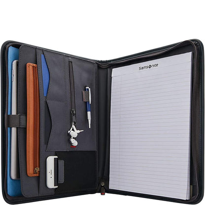 Samsonite Xenon Business Zip Portfolio, Black, One Size