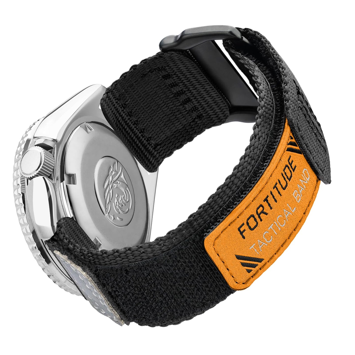 Ritche Christmas Gift Nylon Sport 22MM Quick Release Watch Band for men women,Replacement Timex Watch bands Black, White Elephant Gifts, Stocking Stuffers for Men