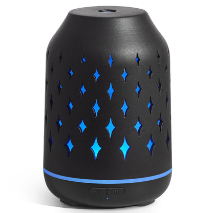 InnoGear Aromatherapy Diffuser, 150ml Ceramic Diffuser Ultrasonic Humidifier Cool Mist Essential Oil Diffusers for Home Air Diffuser with 2 Mist Modes Waterless Auto Off, White