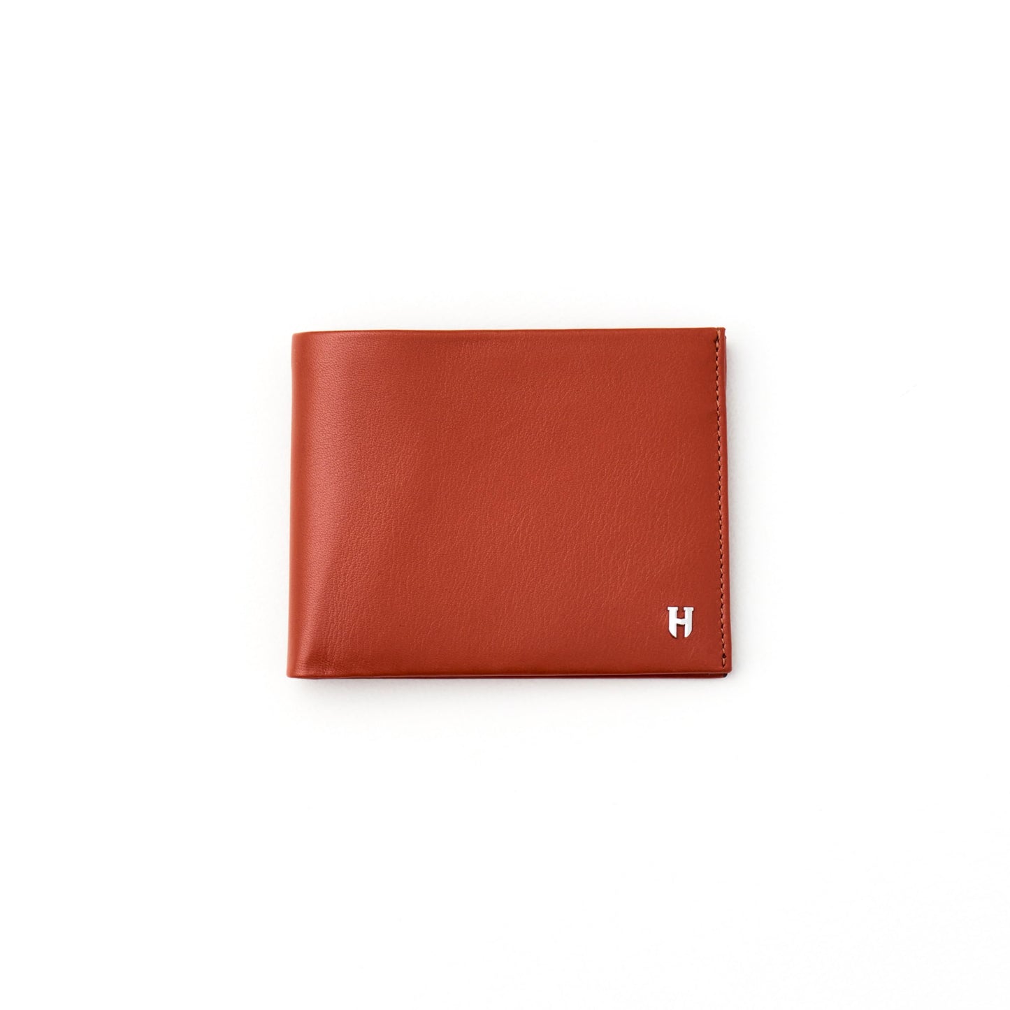HELMBROOK London Wallet for Men, Slim Minimalist RFID Full Grain Leather, Handcrafted Bifold, 6 Card Slots, Gift Box Pouch, Christmas Birthday, Tan
