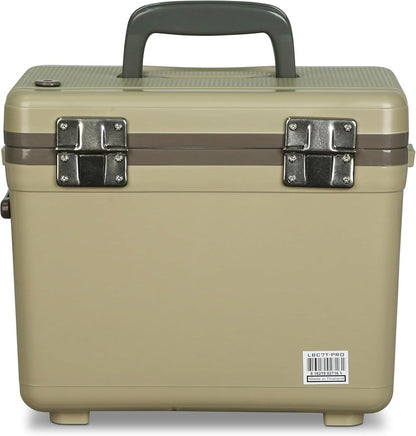 ENGEL Live Bait Cooler - Portable Fishing Minnow Bucket with Rechargeable Aerator | 13 Quart Capacity
