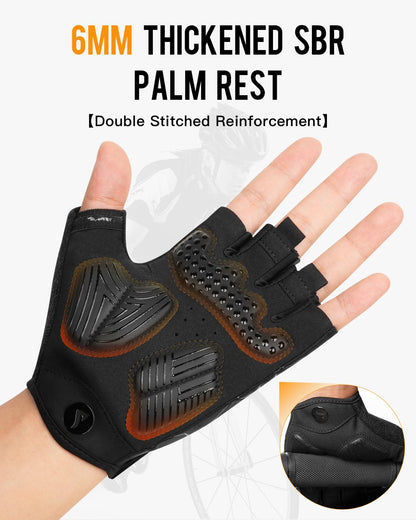 ATERCEL Cycling Gloves - Men's Bicycle Gloves for Cycling, Workout, Gym, Training, Weight Lifting, Outdoor, Dirt Bike, Mountain Bike, Riding