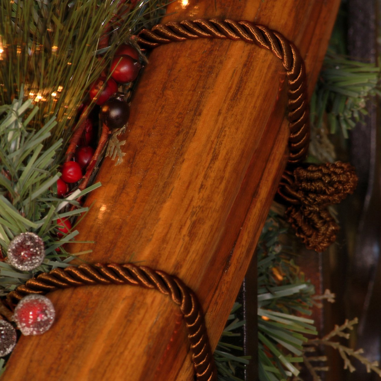 Haute Decor Decorative Twist Ties, 6 Pack, 16 inches (Brown) - Hang Garland, Lights and More