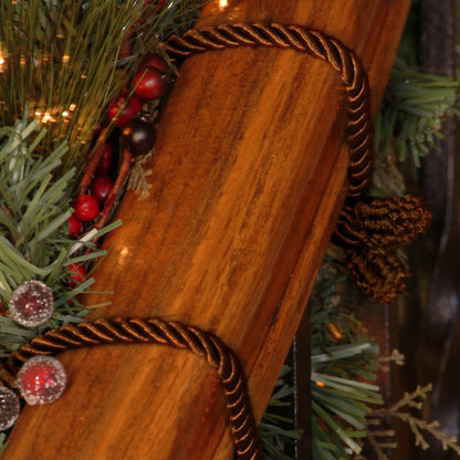 Haute Decor Decorative Twist Ties, 6 Pack, 16 inches (Brown) - Hang Garland, Lights and More