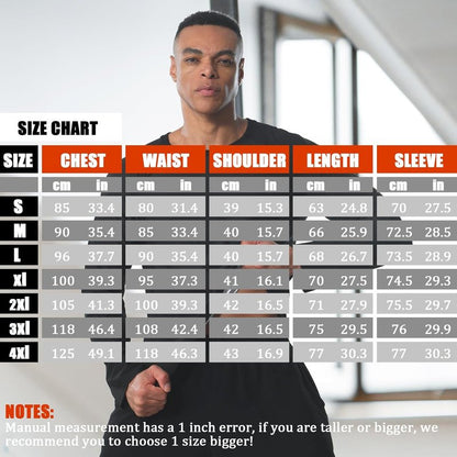 Men's Sauna Shirt - Weight Loss Sweat Suit for Effective Body Shaping | Compression Workout Gear