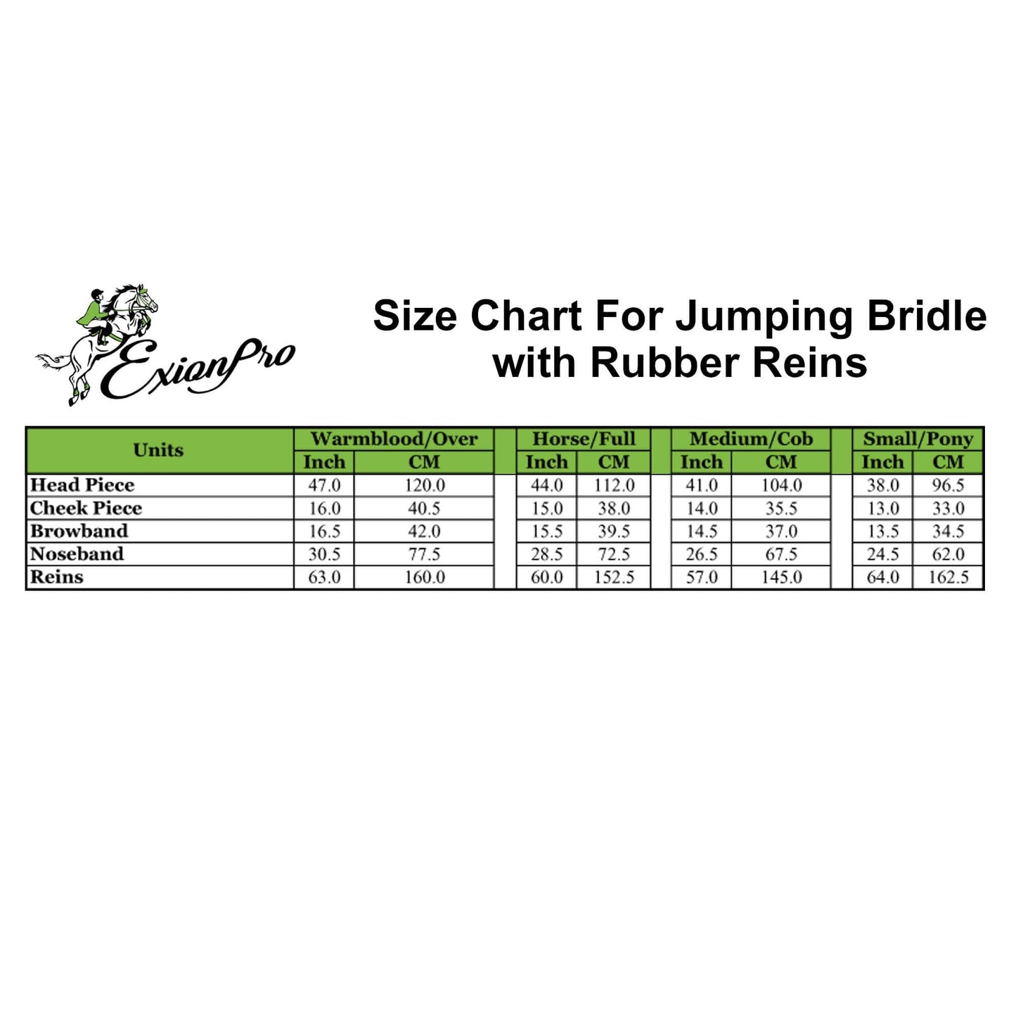 ExionPro English Jumping Bridle with Flash & Rubber Reins – Anatomical Padded Horse Bridle – Premium Leather Designer Stitched Hunter Jumper Tack – SS Buckles – Pony, Cob, Full, Warmblood