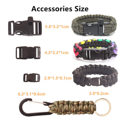 GeGeDa Paracord 550 Bracelets Kit 20 Feet Each Rope for Making Bracelets