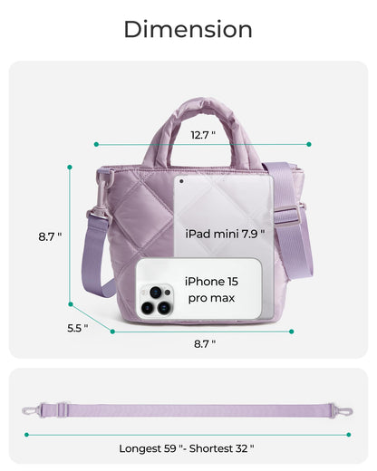 BAGSMART Crossbody Bags for Women, Small Crossbody Bag Cross Body Purse Mini Tote Travel Purse Shoulder Handbags Wallet