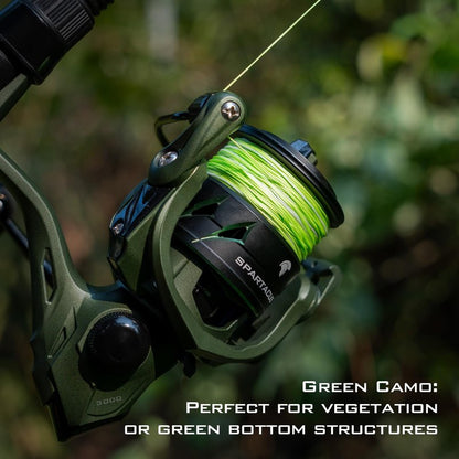 KastKing Superpower Silky8 Braided Fishing Line, Grass Green, 8 Strands, 10 LB, 300 Yds