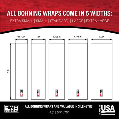 Bohning 4" Solid Arrow Wraps, Large, White