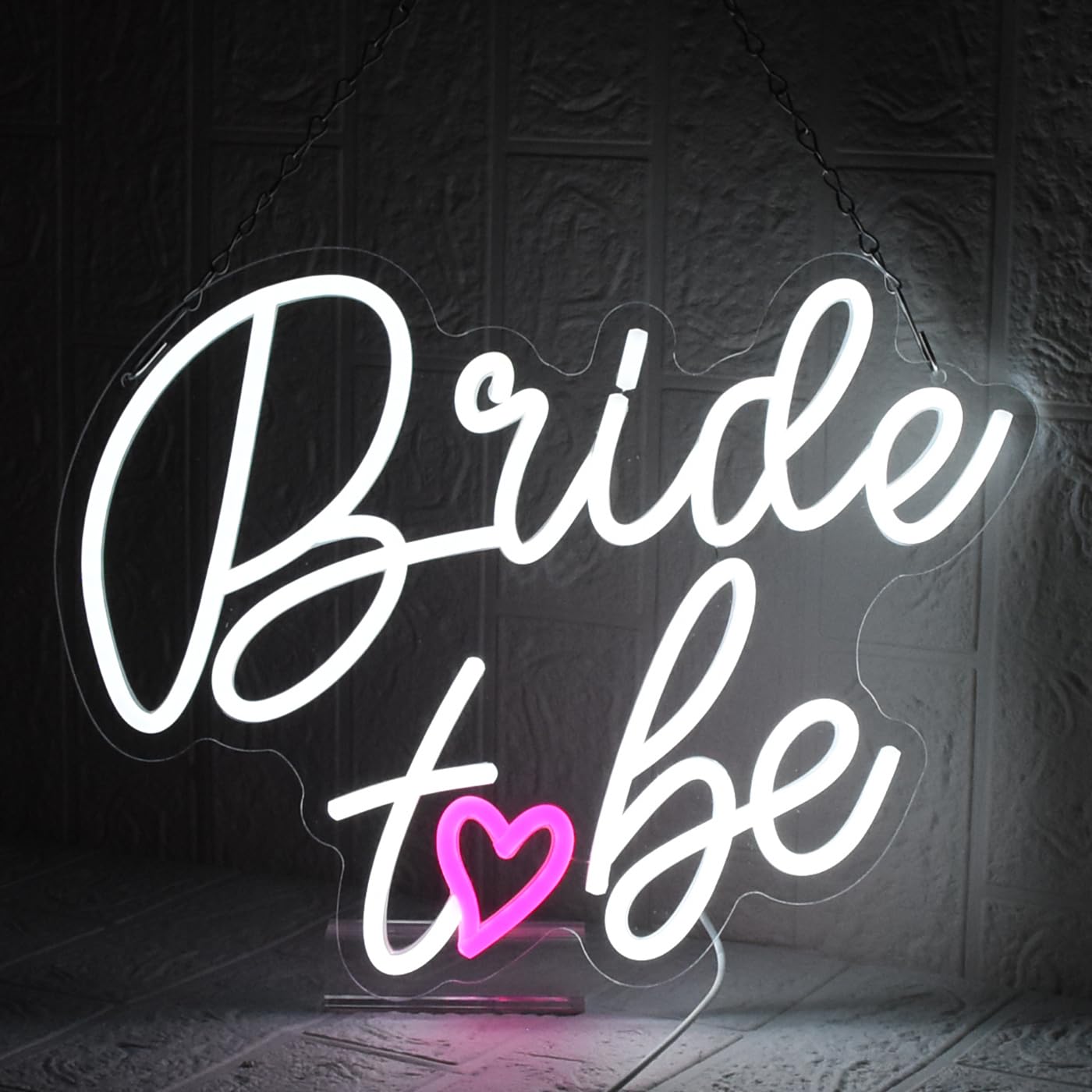 UExnkj-Y Bride to Be Neon Sign Wedding Light Signs White Led Neon Light Signs USB Dimmable Led Lights Sign for Bachelorette Engagement Party Bridal Shower