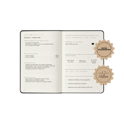 Full Focus Oatmeal Linen Planner by Michael Hyatt - The #1 Daily Planner to Set Annual Goals, Increase Focus, Eliminate Overwhelm, and Achieve Your Biggest Goals - Hardcover